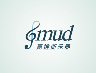 林晟廣的YMUD 吉他 樂器logo設(shè)計