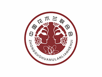 中國(guó)花木蘭聯(lián)合會(huì)徽章logo設(shè)計(jì)