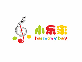 小樂家（中文名），harmony bay （英文名）logo設計