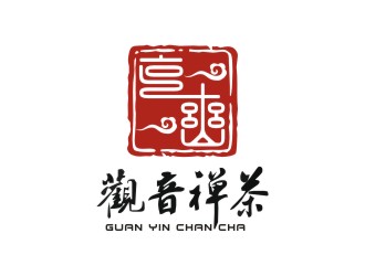 李泉輝的觀音禪茶茶館logo設計