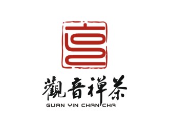 李泉輝的觀音禪茶茶館logo設計