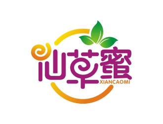 仙草蜜甜品店鋪logo設(shè)計