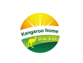 袋鼠家園 Kangaroo homelogo設計