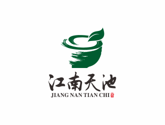 何嘉健的天池茶場(chǎng)茶館logo設(shè)計(jì)