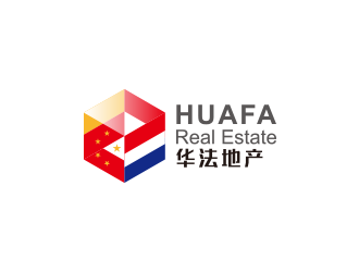 華法地產(chǎn) HUAFA Real Estate   法國投資，置業(yè)，安家一站式服務平臺logo設計