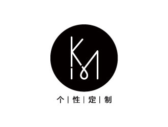 KM服飾皮具logo設計