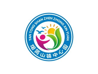 曾翼的磐石市煙筒山鎮(zhèn)中心幼兒園logo設計