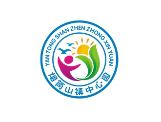 曾翼的磐石市煙筒山鎮(zhèn)中心幼兒園logo設計