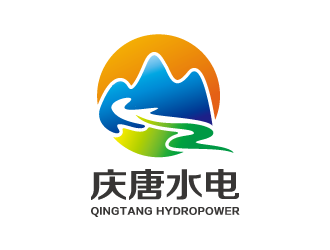 山水logo-慶唐水電logo設計