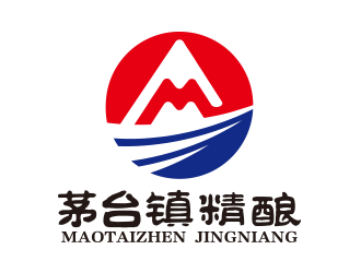 茅臺鎮(zhèn)精釀白酒商標設計logo設計