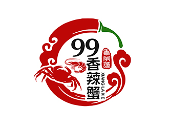 潘樂(lè)的99香辣蟹logo設(shè)計(jì)