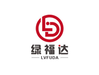 朱紅娟的綠福達品牌升級logo設(shè)計