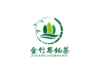 金竹界鉑茶 LOGOlogo設(shè)計(jì)