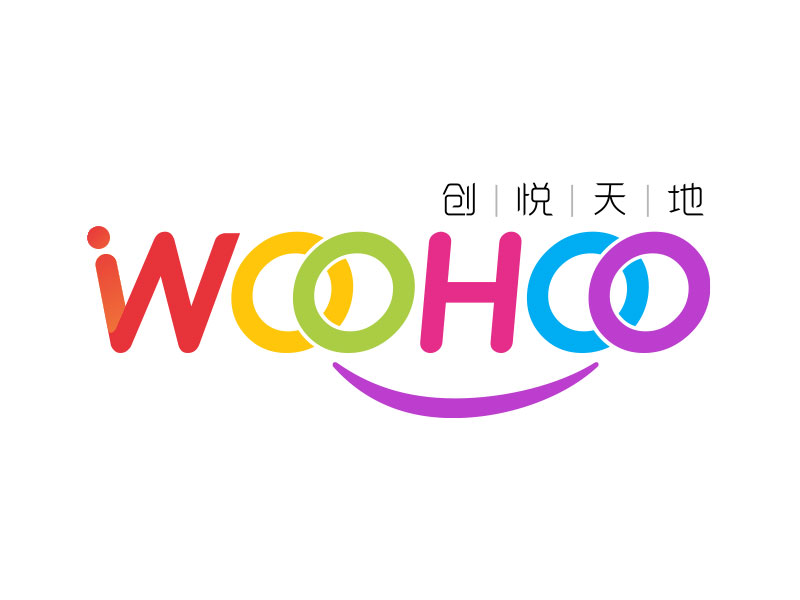 中文名：創(chuàng)悅天地    ；  英文名：WOOHOOlogo設(shè)計