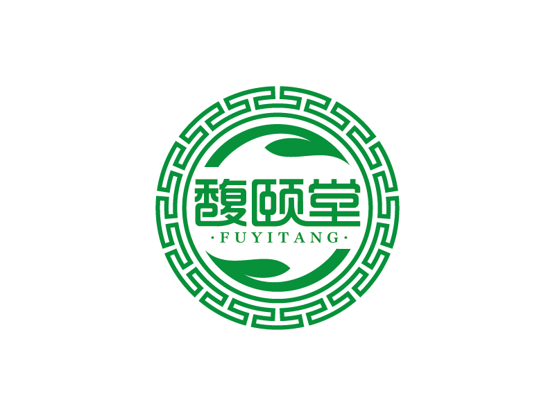 王濤的馥頤堂茶葉logo設(shè)計