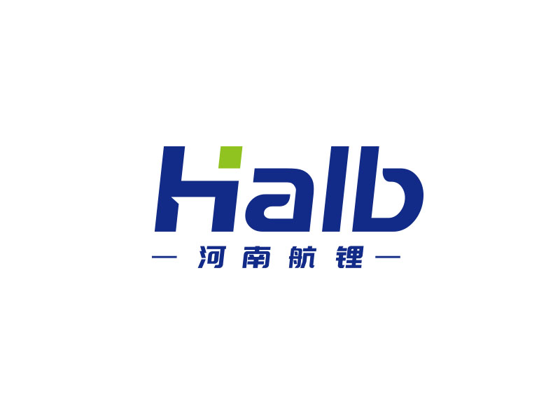 朱紅娟的logo名稱：halb，公司名稱：河南航鋰新能源科技有限公司logo設(shè)計